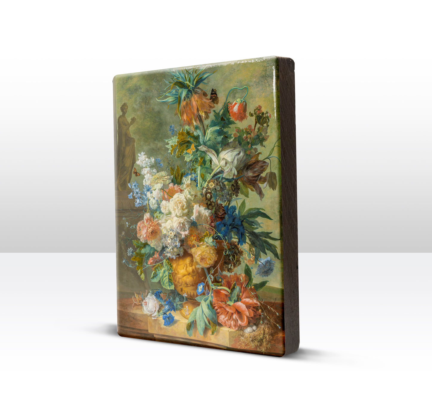 Laqueprint - Stilleven met bloemen - Jan van Huysum - 19,5 x 26 cm - LP006