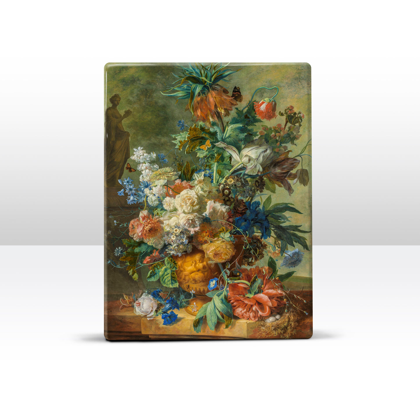 Laqueprint - Stilleven met bloemen - Jan van Huysum - 19,5 x 26 cm - LP006