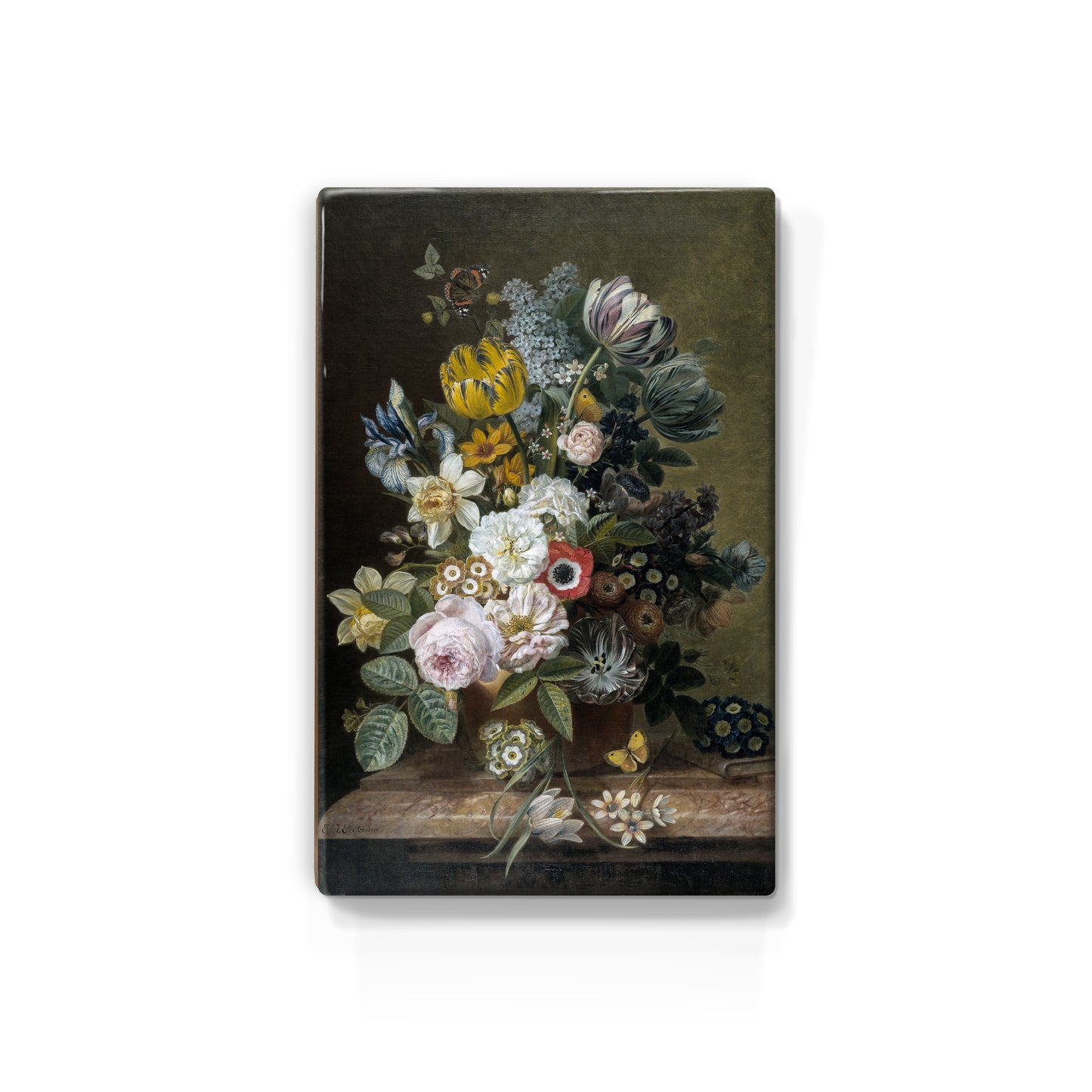 Laqueprint - Stilleven met bloemen - Eelke Jelles Eelkema - 19,5 x 30 cm - LP009