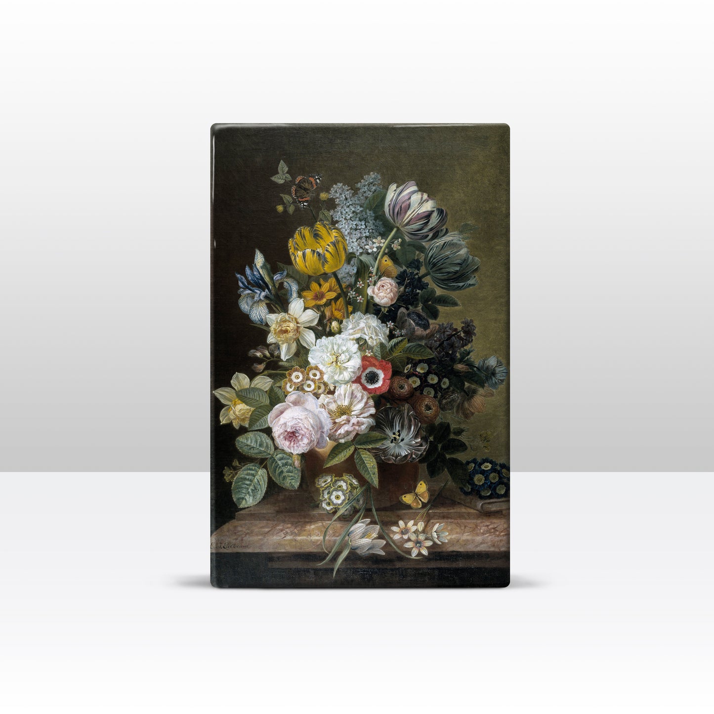 Laqueprint - Stilleven met bloemen - Eelke Jelles Eelkema - 19,5 x 30 cm - LP009