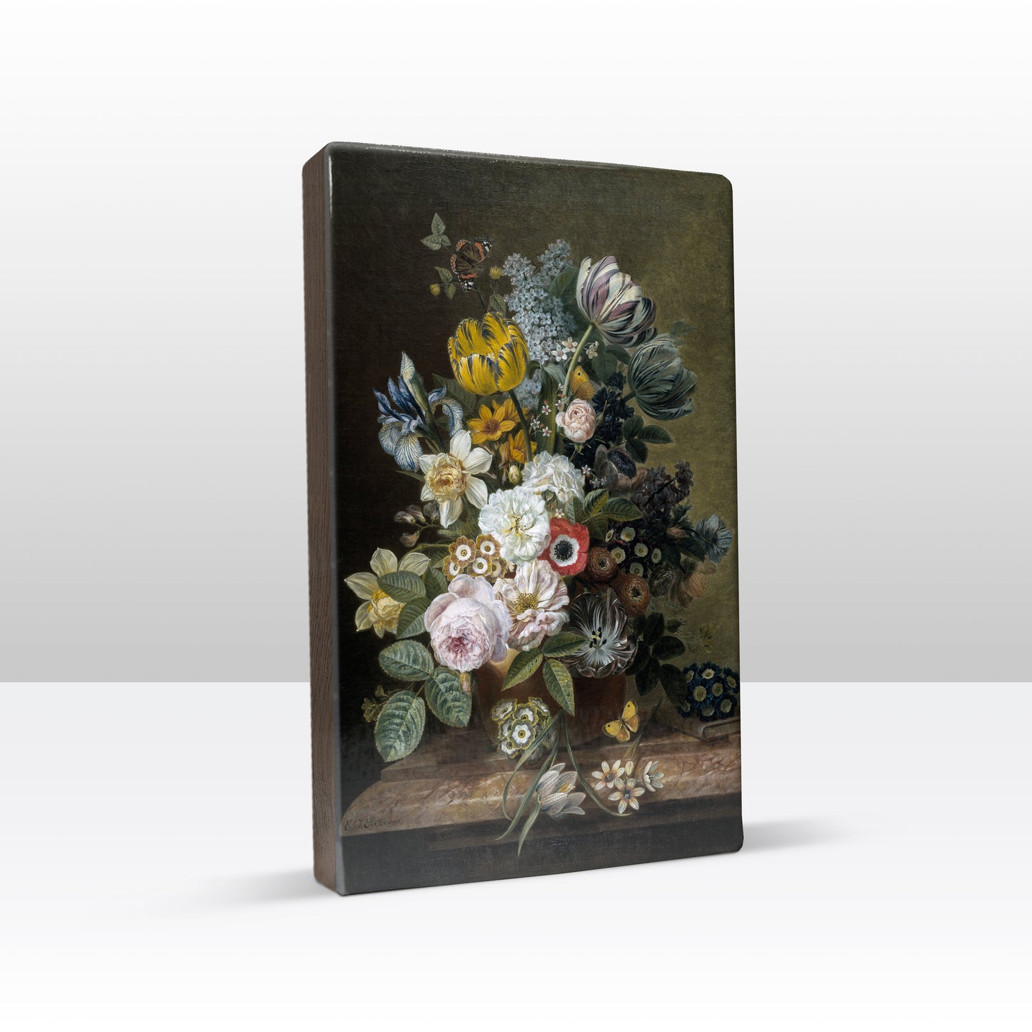 Laqueprint - Stilleven met bloemen - Eelke Jelles Eelkema - 19,5 x 30 cm - LP009