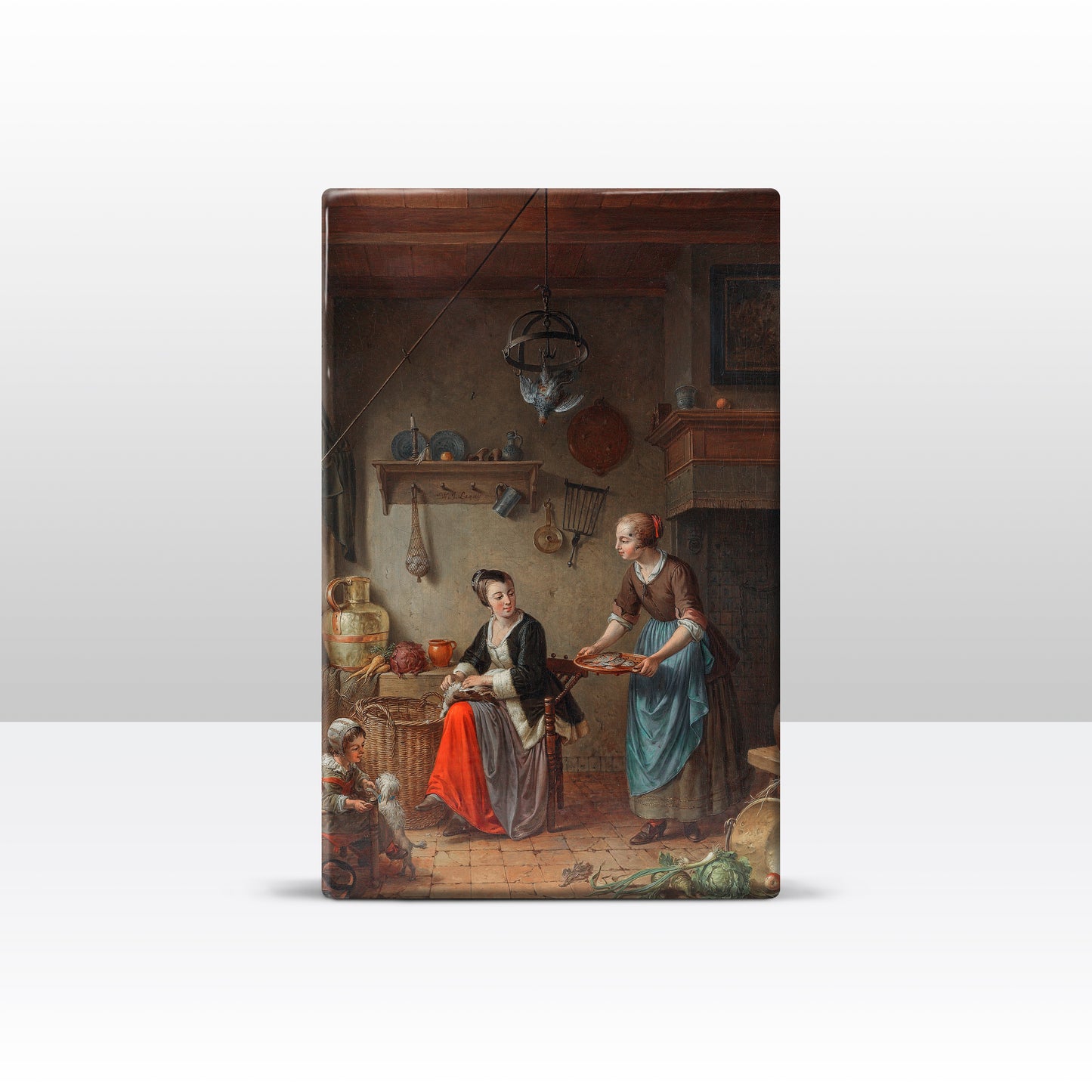 Laqueprint - De keuken - Willem Joseph Laquy - 19,5 x 30 cm - LP018