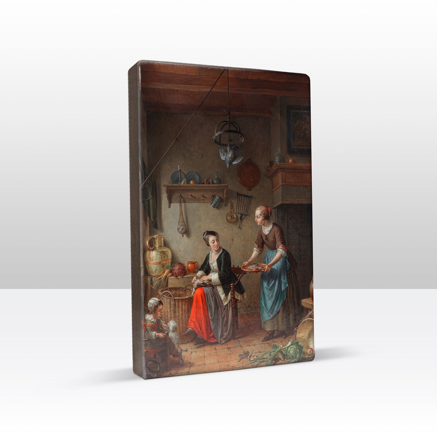 Laqueprint - De keuken - Willem Joseph Laquy - 19,5 x 30 cm - LP018