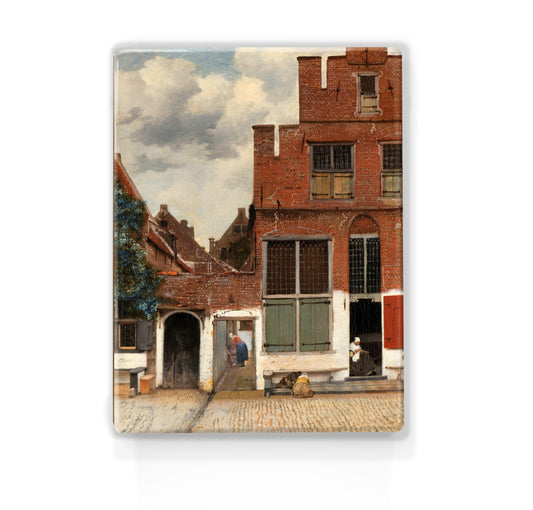 Laqueprint - Het straatje - Johannes Vermeer - 19,5 x 26 cm - LP019