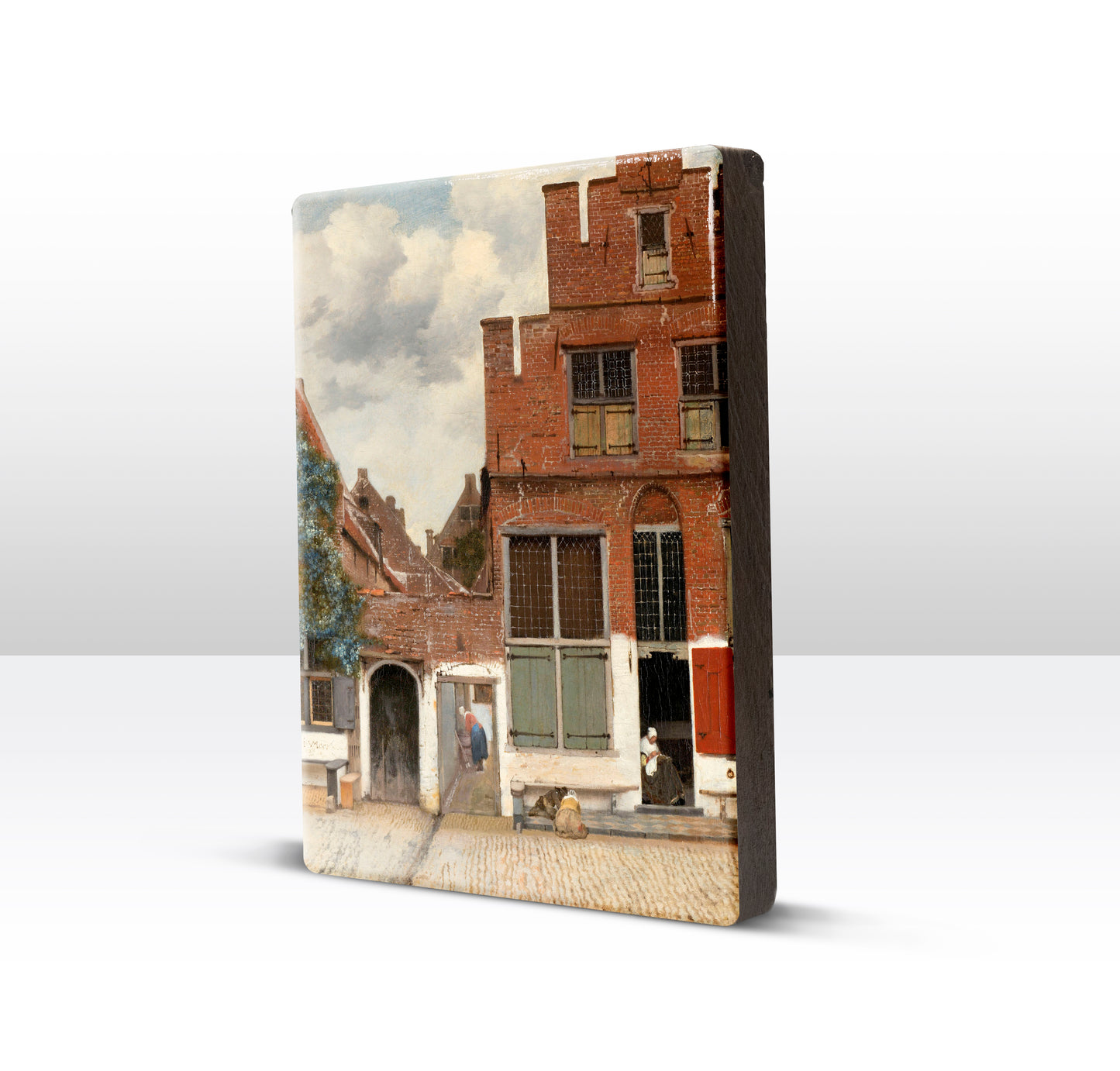 Laqueprint - Het straatje - Johannes Vermeer - 19,5 x 26 cm - LP019