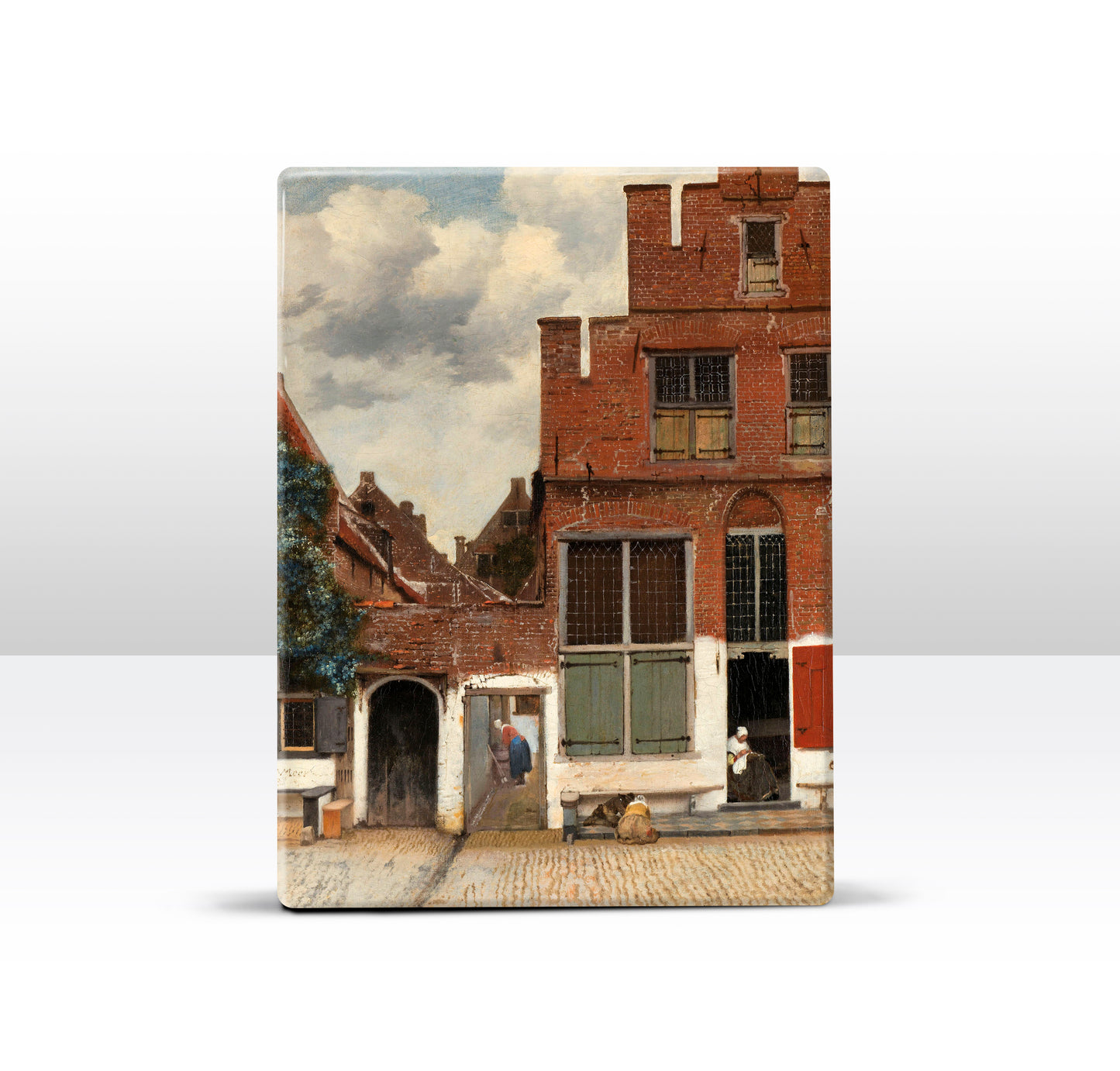 Laqueprint - Het straatje - Johannes Vermeer - 19,5 x 26 cm - LP019