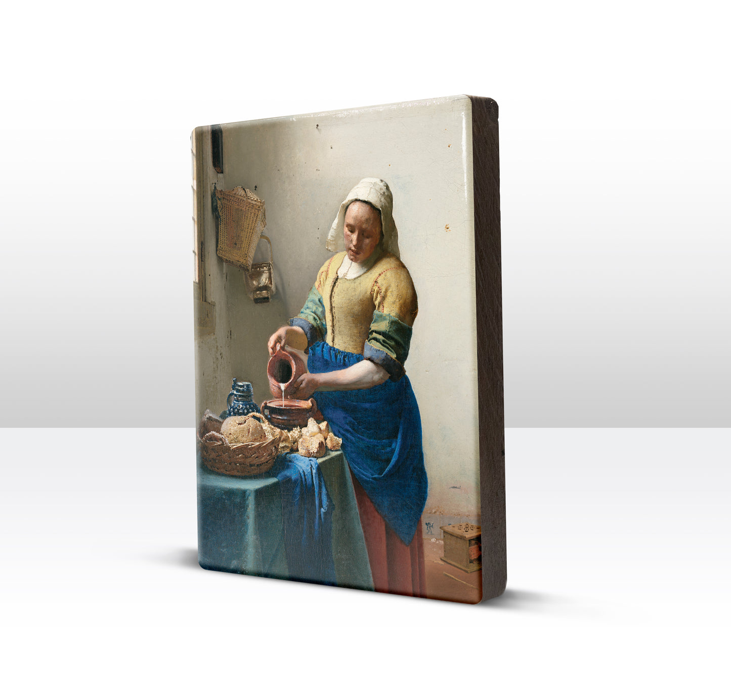 Laqueprint - Melkmeisje - Johannes Vermeer - 19,5 x 26 cm - LP020