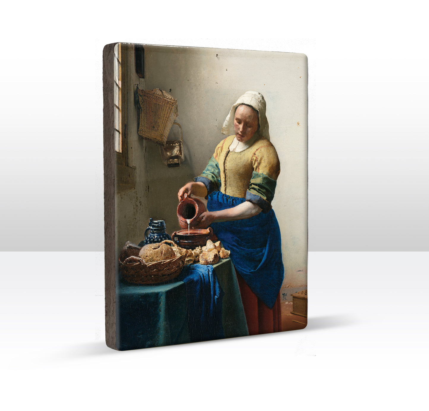 Laqueprint - Melkmeisje - Johannes Vermeer - 19,5 x 26 cm - LP020