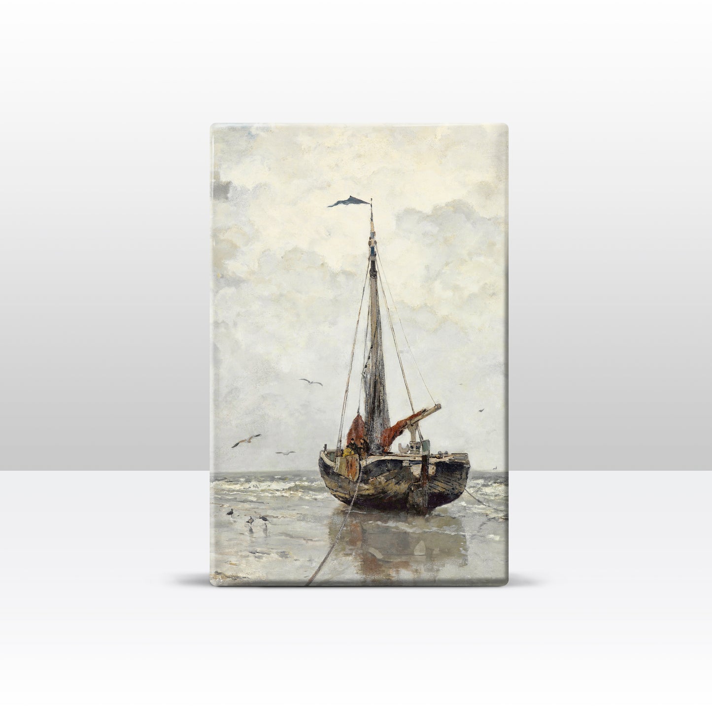 Laqueprint - vissersboot - Jacob Maris - 19,5 x 30 cm - LP022