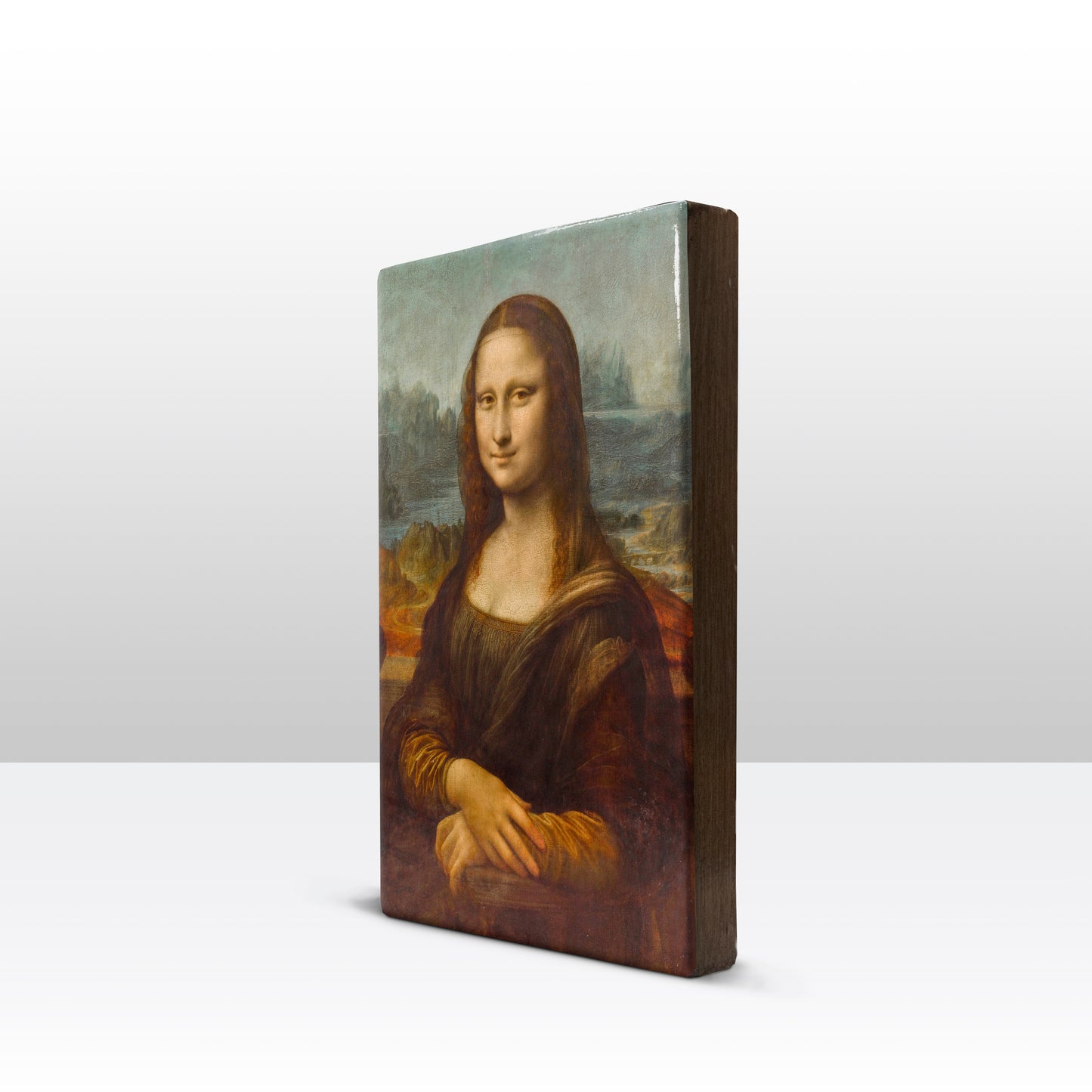 Laqueprint - Portret_mona lisa - Leonardo da Vinci - 19,5 x 30 cm - LP029