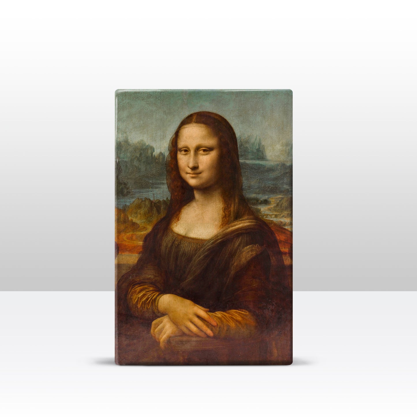 Laqueprint - Portret_mona lisa - Leonardo da Vinci - 19,5 x 30 cm - LP029