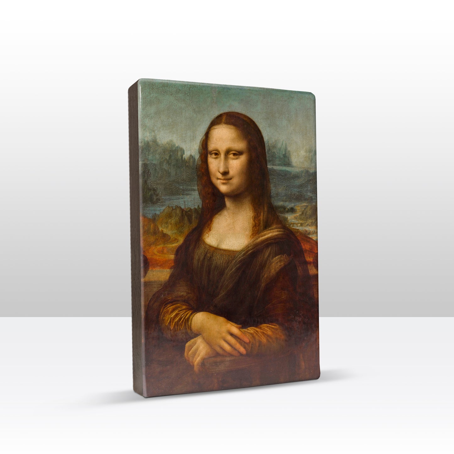 Laqueprint - Portret_mona lisa - Leonardo da Vinci - 19,5 x 30 cm - LP029