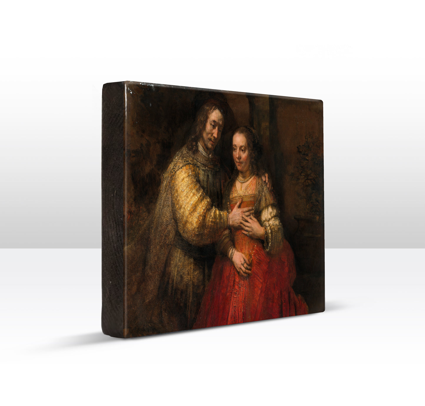 Laque print - The Jewish Bride - Rembrandt van Rijn, - 26 x 19.5 cm - LP030