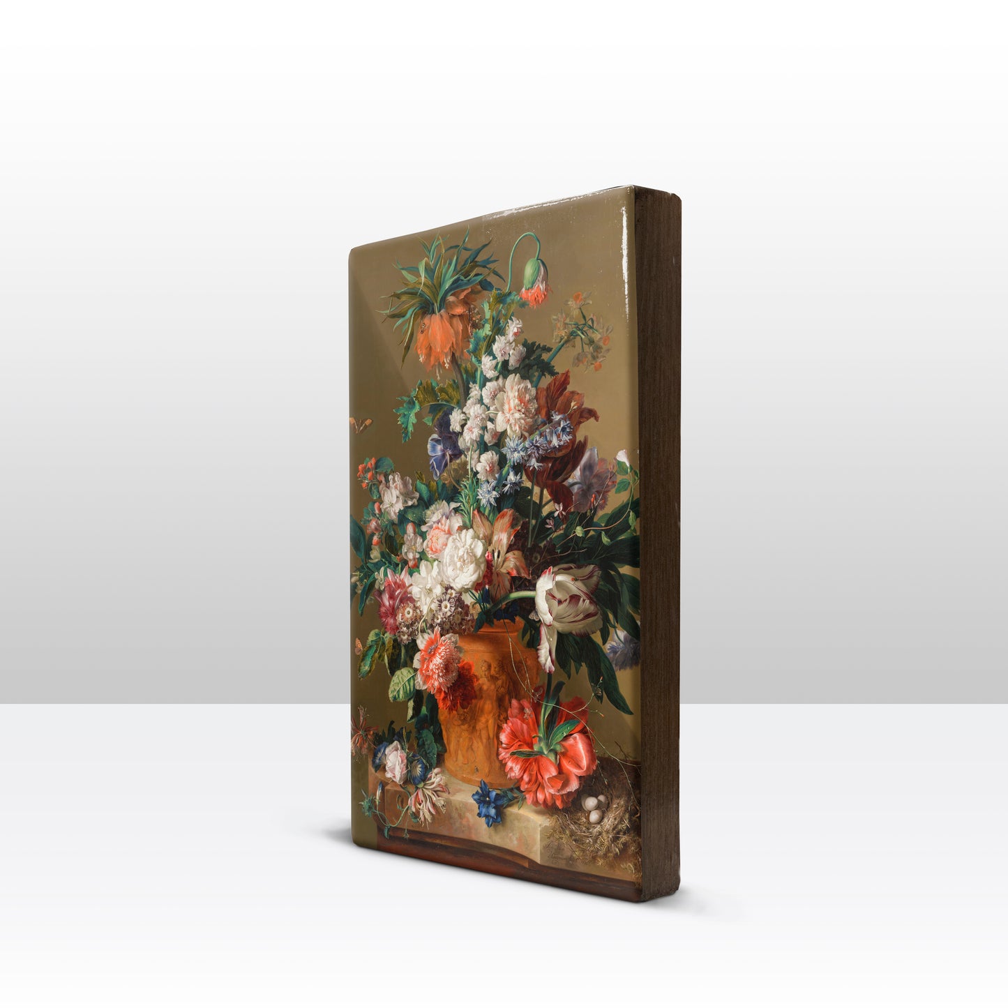 Laqueprint - Stilleven met bloemen - Jan van Huysum - 19,5 x 30 cm - LP067