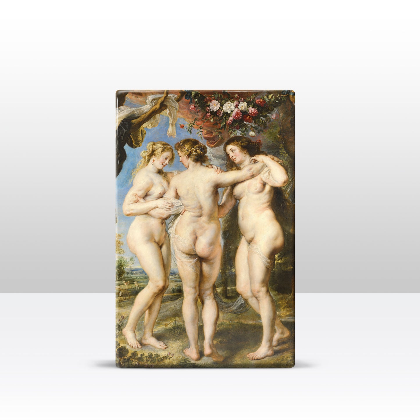Laque print - 3 Gratiens - Peter Paul Rubens - 19.5 x 30 cm - LP080