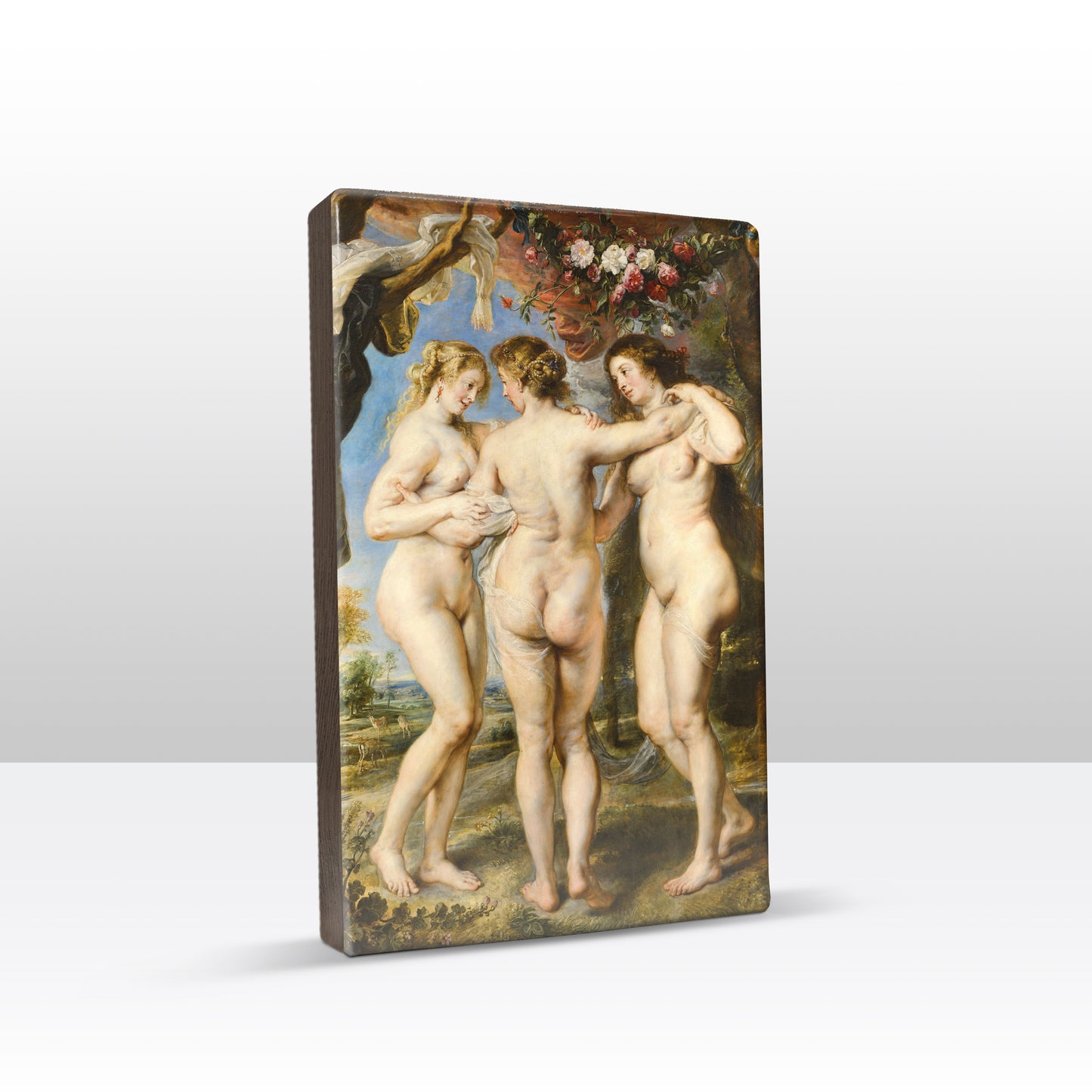 Laque print - 3 Gratiens - Peter Paul Rubens - 19.5 x 30 cm - LP080