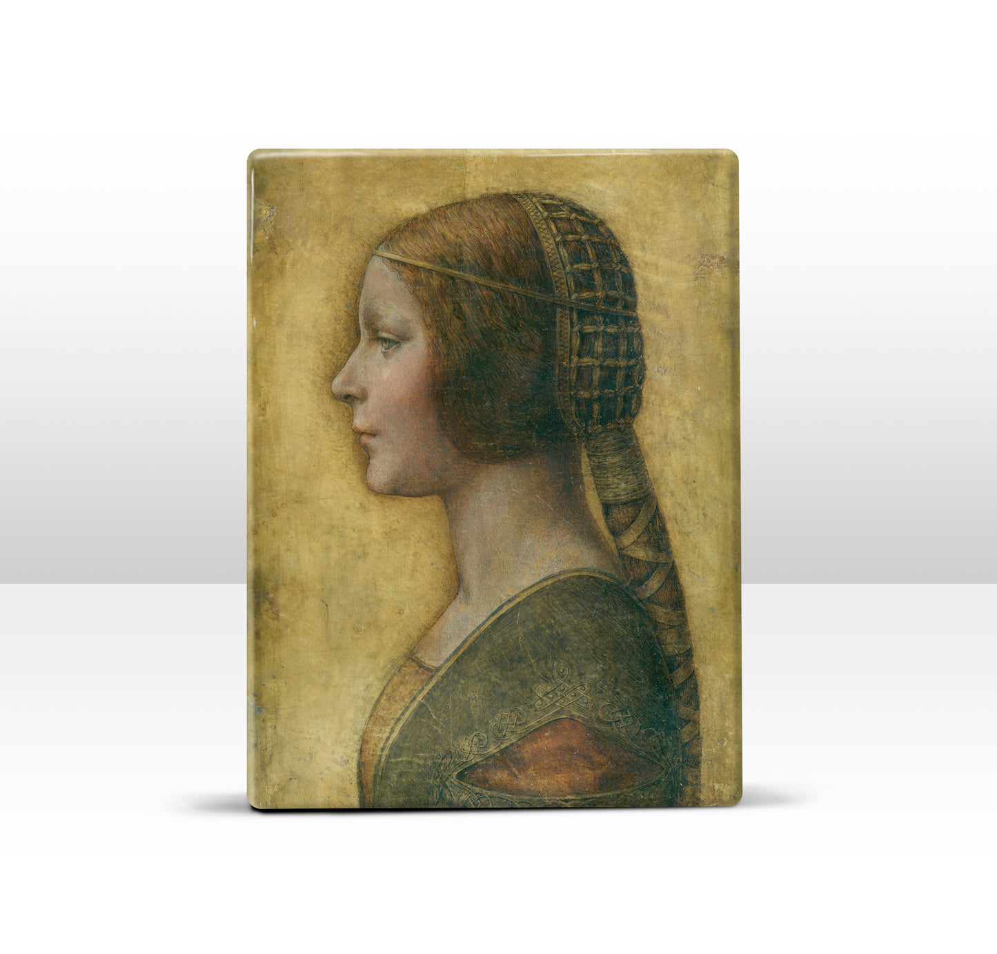 Laque print - The beautiful princess - Leonardo da Vinci - 19.5 x 26 cm - LP100
