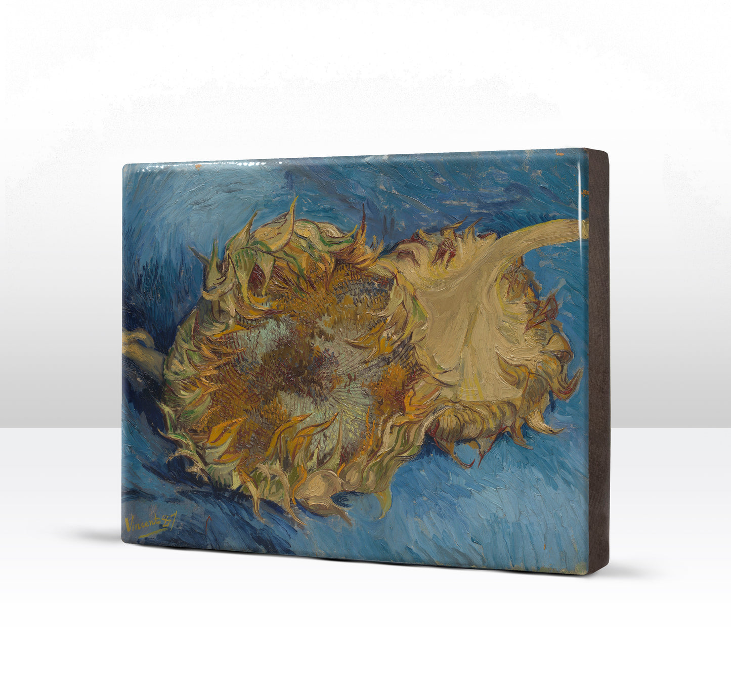 Lackdruck – zwei geschnittene Sonnenblumen – Vincent van Gogh – 26 x 19,5 cm – LP159
