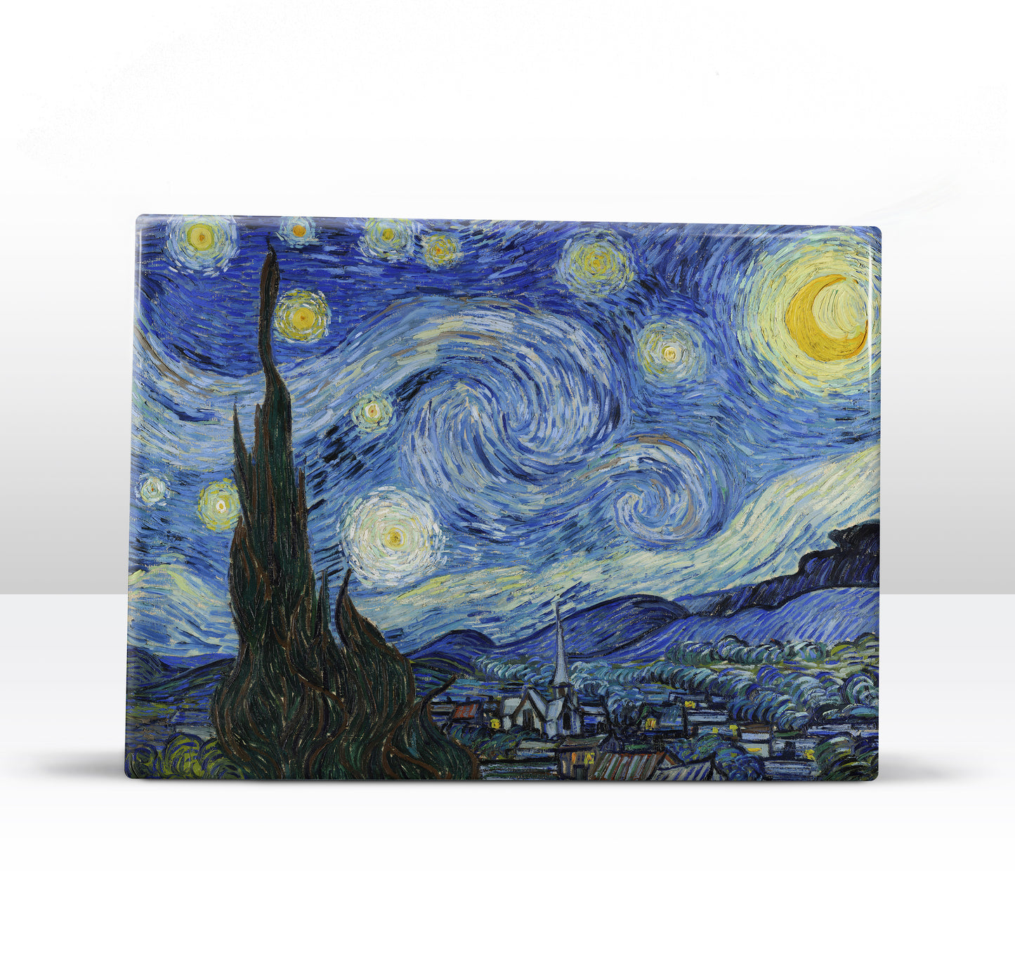 Laqueprint - The starry night - Vincent van Gogh - 26 x 19,5 cm - LP160