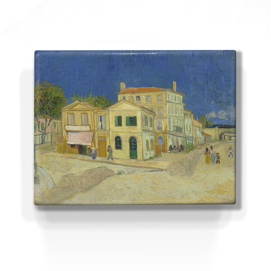 Laqueprint - Het gele huis - Vincent van Gogh - 26 x 19,5 cm - LP164