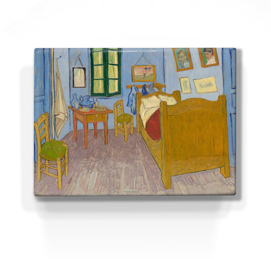 Laqueprint - Slaapkamer - Vincent van Gogh - 26 x 19,5 cm - LP166