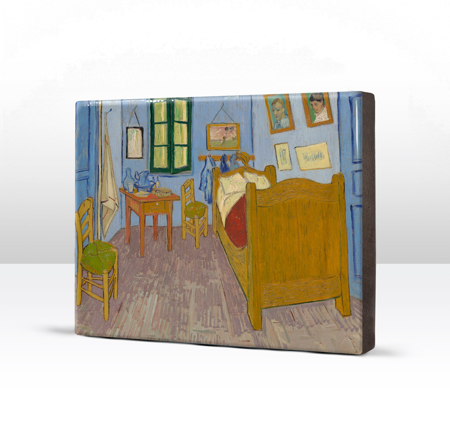 Laqueprint - Slaapkamer - Vincent van Gogh - 26 x 19,5 cm - LP166