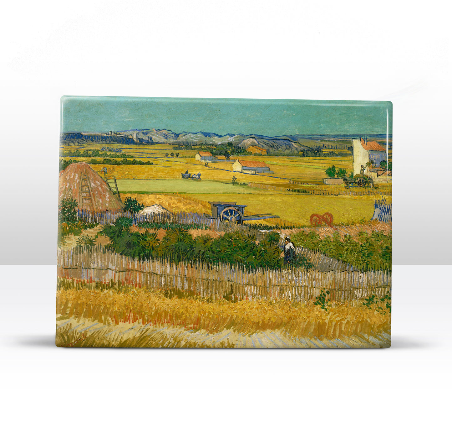 Laque print - The harvest - Vincent van Gogh - 26 x 19.5 cm - LP168