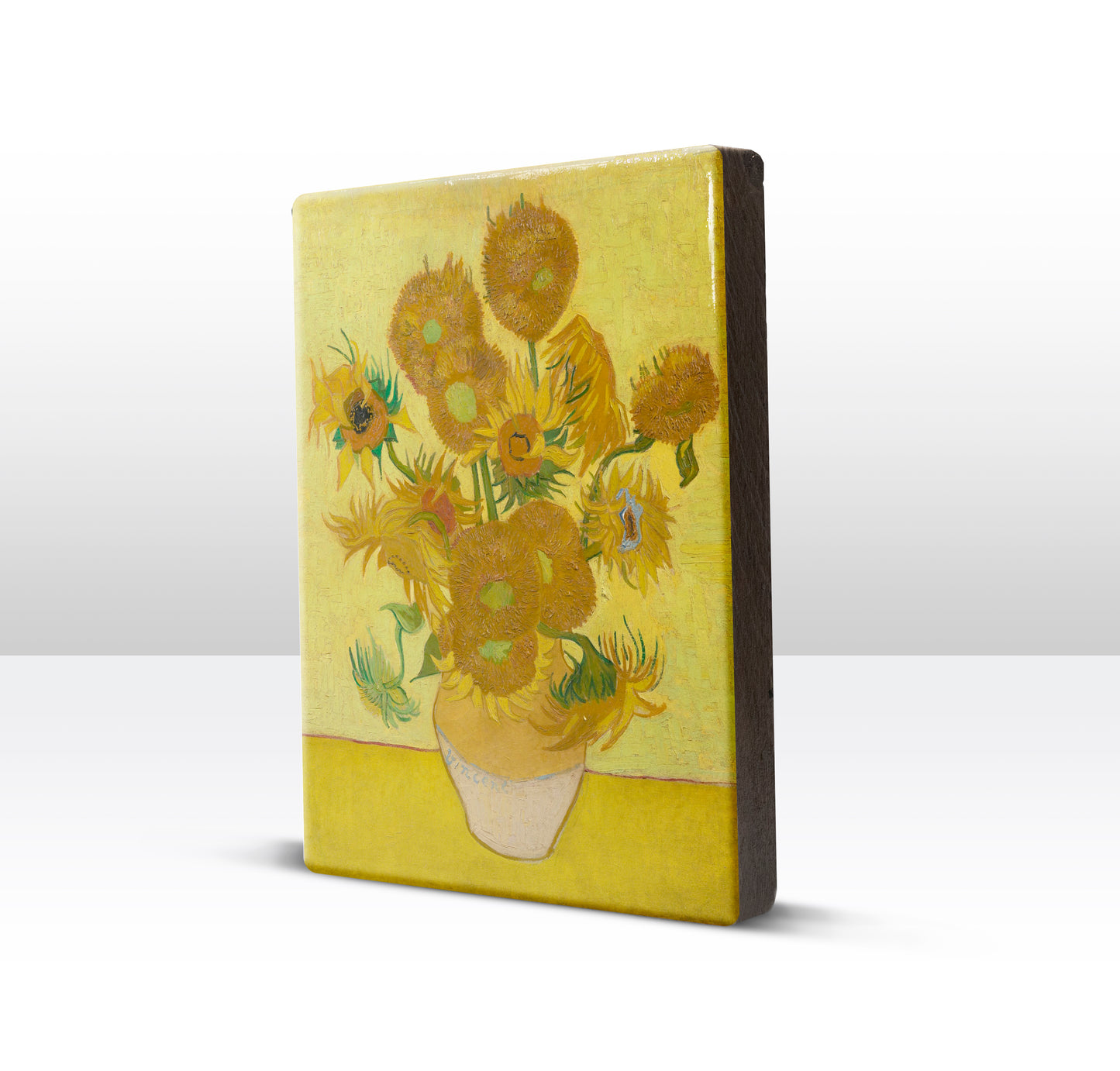 Laqueprint - Zonnebloemen 1 - Vincent van Gogh - 19,5 x 26 cm - LP177