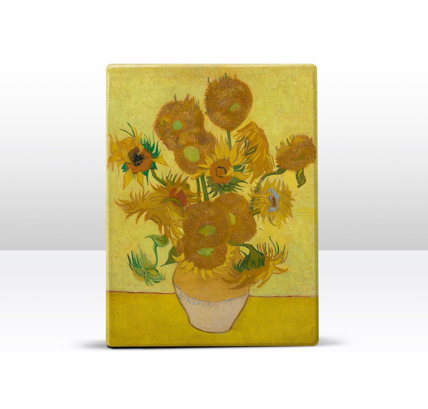Laqueprint - Zonnebloemen 1 - Vincent van Gogh - 19,5 x 26 cm - LP177