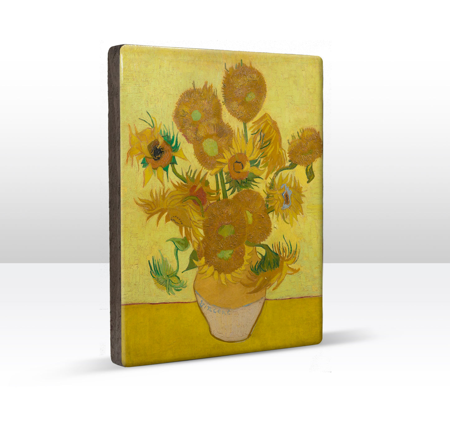 Laqueprint - Zonnebloemen 1 - Vincent van Gogh - 19,5 x 26 cm - LP177