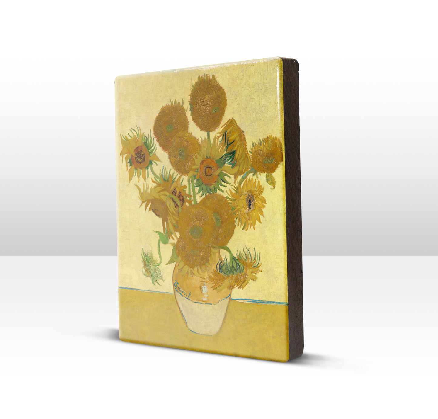 Laqueprint - Zonnebloemen 3 - Vincent van Gogh - 19,5 x 26 cm - LP179