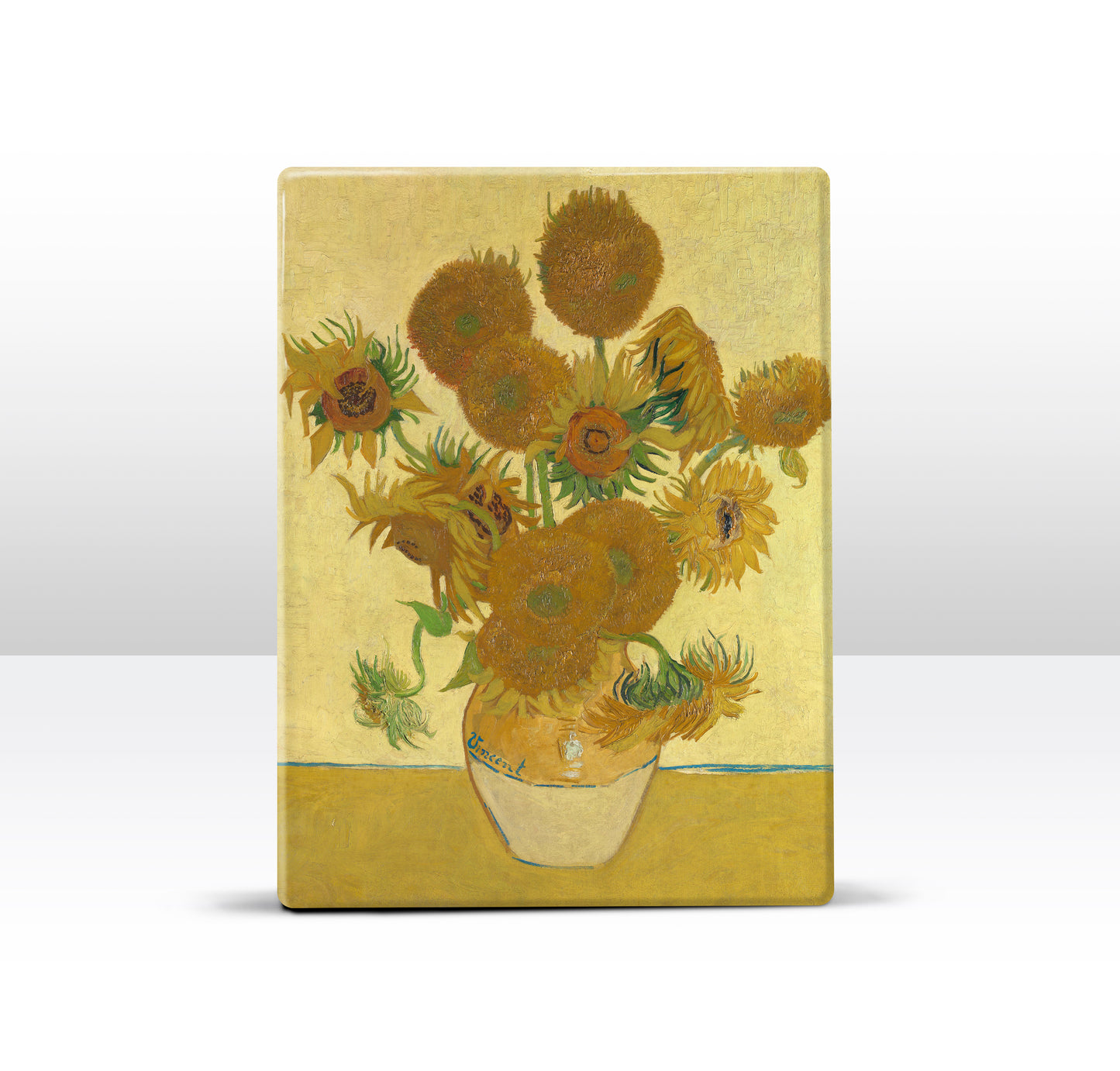 Laqueprint - Zonnebloemen 3 - Vincent van Gogh - 19,5 x 26 cm - LP179