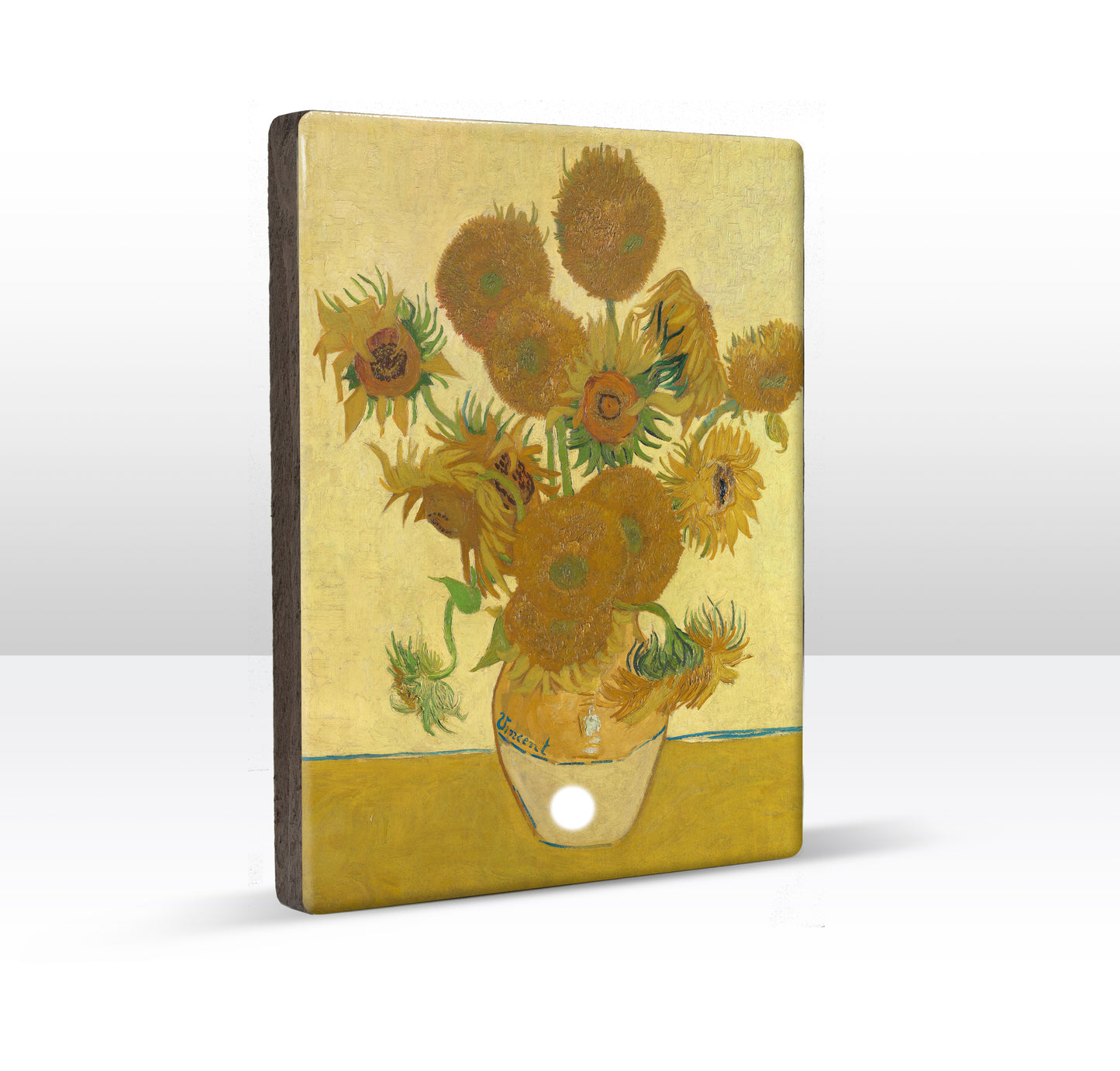 Laqueprint - Zonnebloemen 3 - Vincent van Gogh - 19,5 x 26 cm - LP179