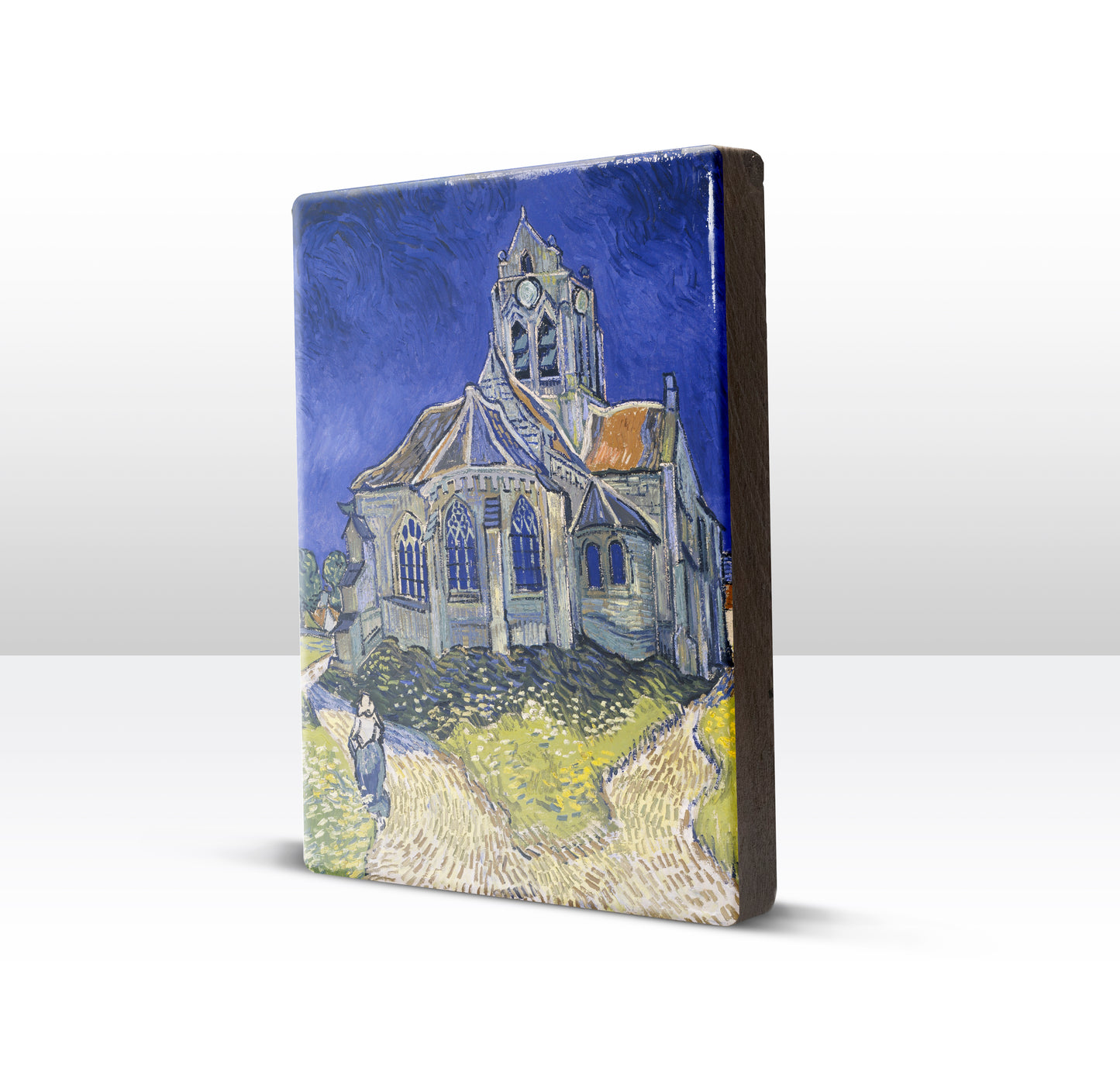 Laqueprint - De kerk in Auvers-sur-Oise - Vincent van Gogh - 19,5 x 26 cm - LP180