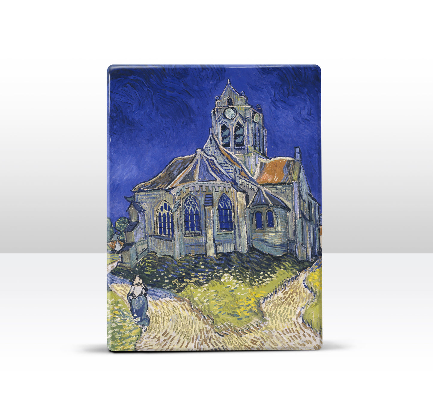 Laqueprint - De kerk in Auvers-sur-Oise - Vincent van Gogh - 19,5 x 26 cm - LP180