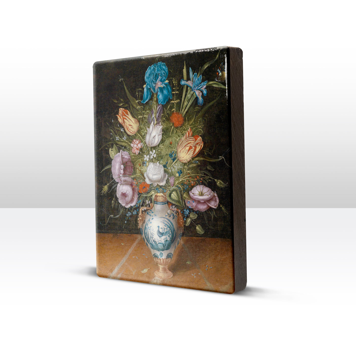 Laqueprint - Stilleven met bloemen - Peter Binoit - 19,5 x 26 cm - LP182