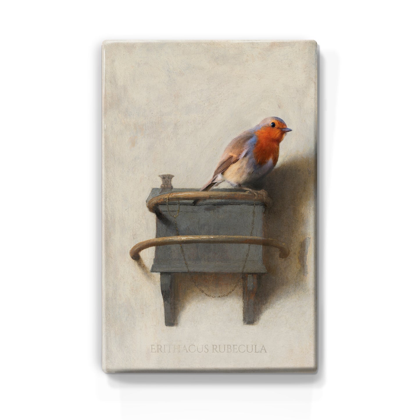 Roodborstje - Mini Laqueprint - 9,6 x 14,6 cm - LPS184