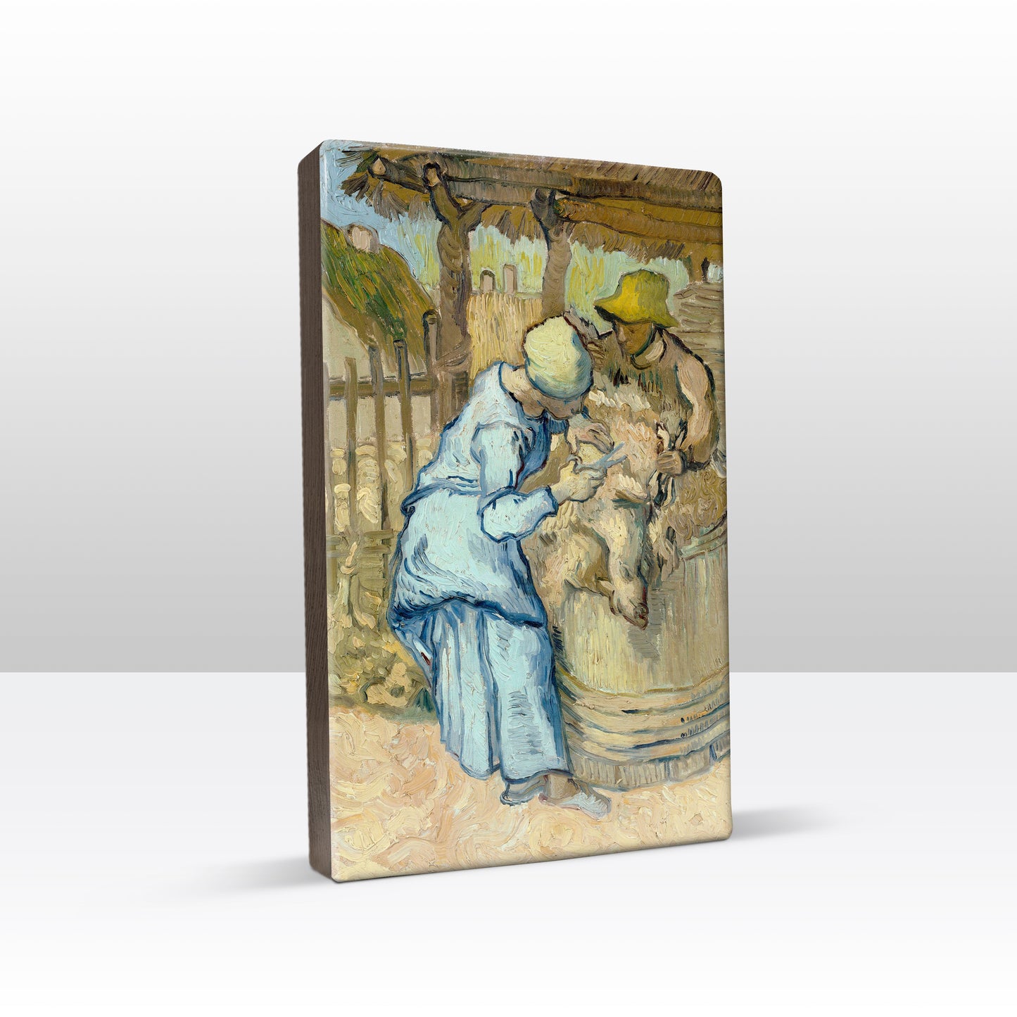 Laqueprint - De schaapscheerder - Vincent van Gogh - 19,5 x 30 cm - LP196