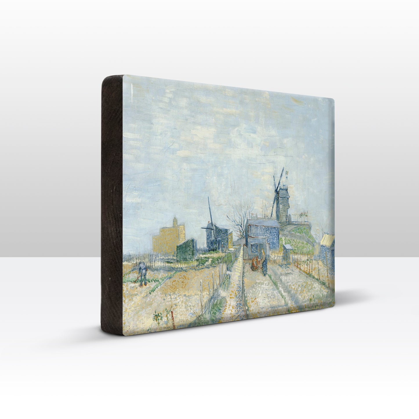 Laqueprint - Montmartre- molens en moestuinen - Vincent van Gogh - 30 x 19,5 cm - LP198