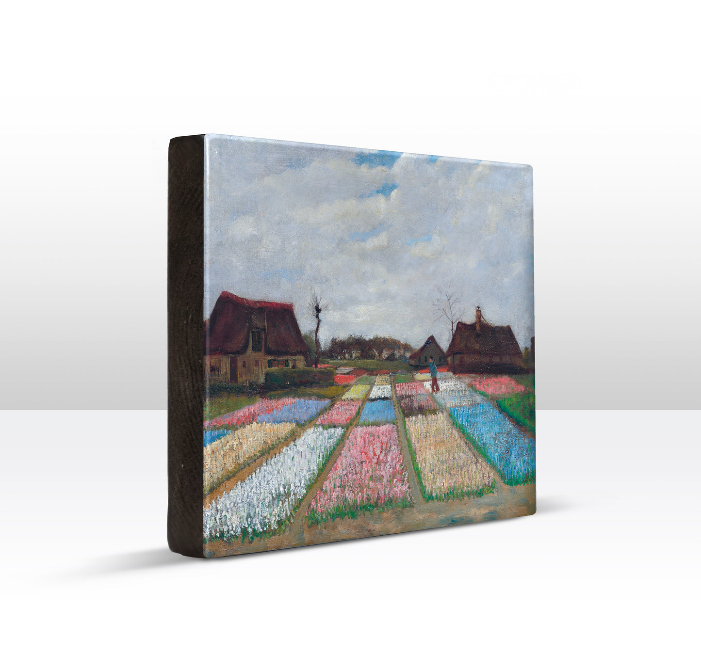 Laqueprint - Bloembedden in Holland - Vincent van Gogh - 26 x 19,5 cm - LP202