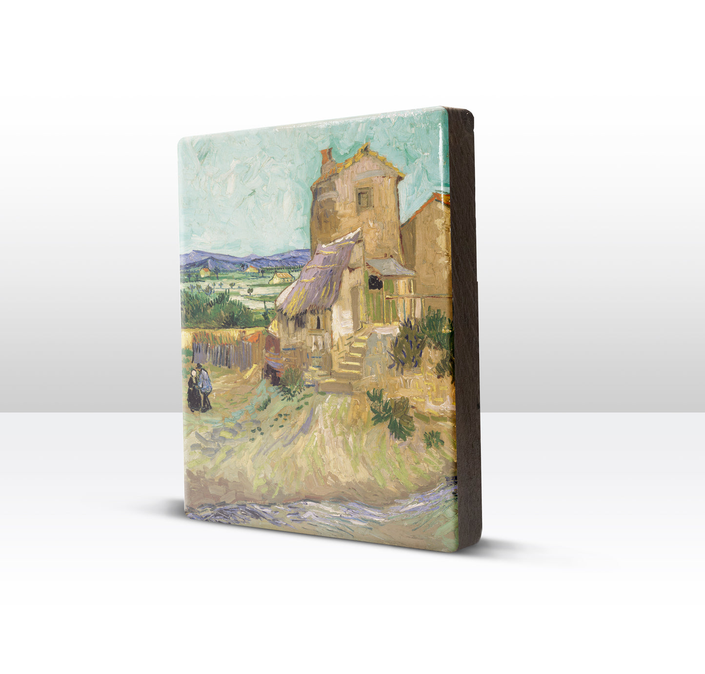 Laque-Druck – Die alte Mühle – Vincent van Gogh – 19,5 x 24 cm – LP206