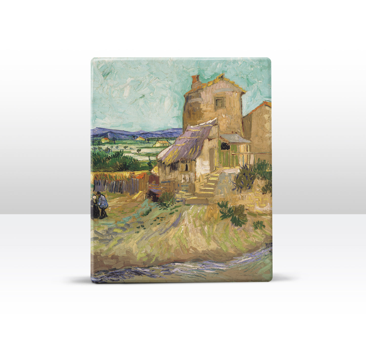 Laque-Druck – Die alte Mühle – Vincent van Gogh – 19,5 x 24 cm – LP206