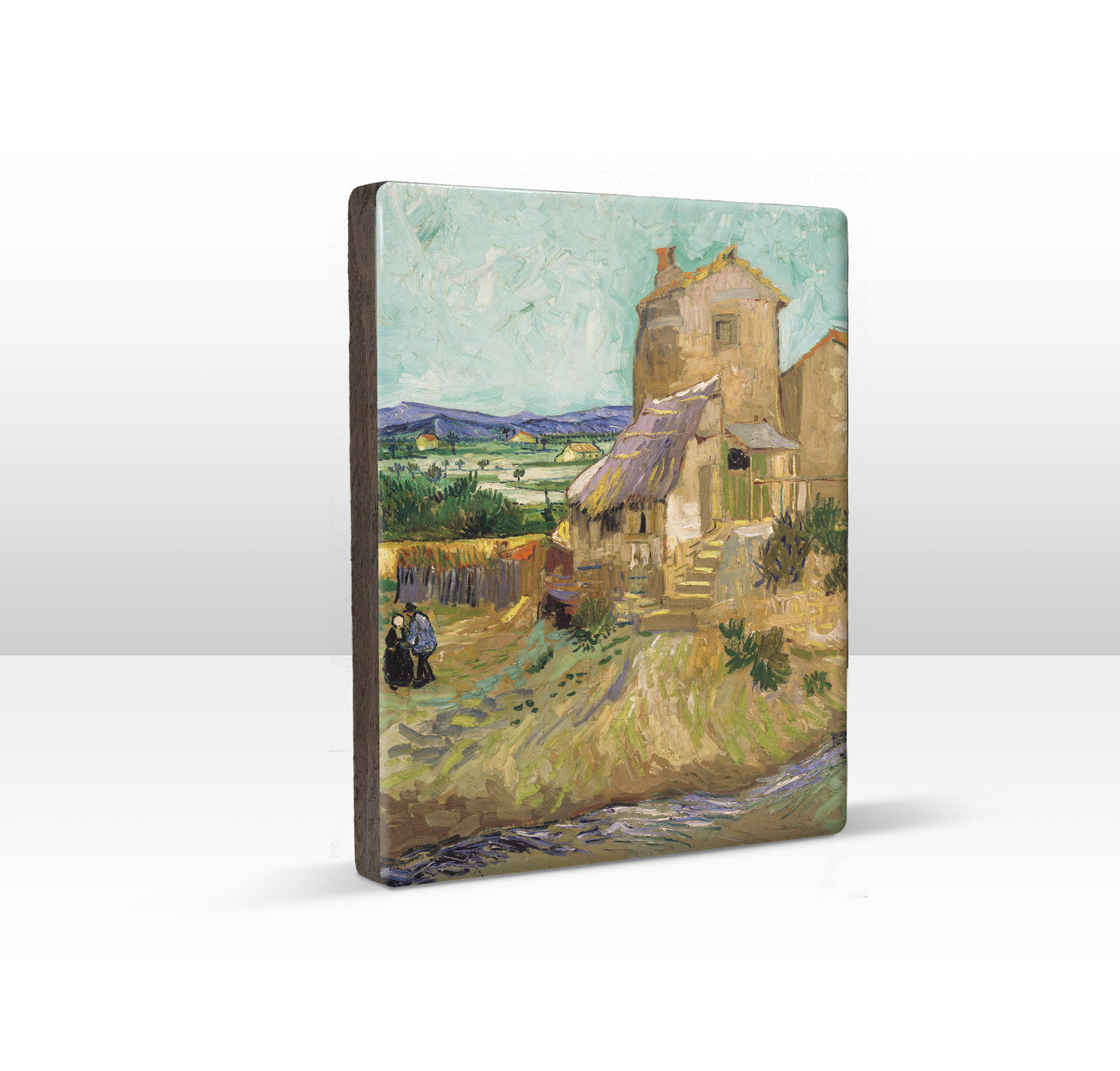 Laque-Druck – Die alte Mühle – Vincent van Gogh – 19,5 x 24 cm – LP206