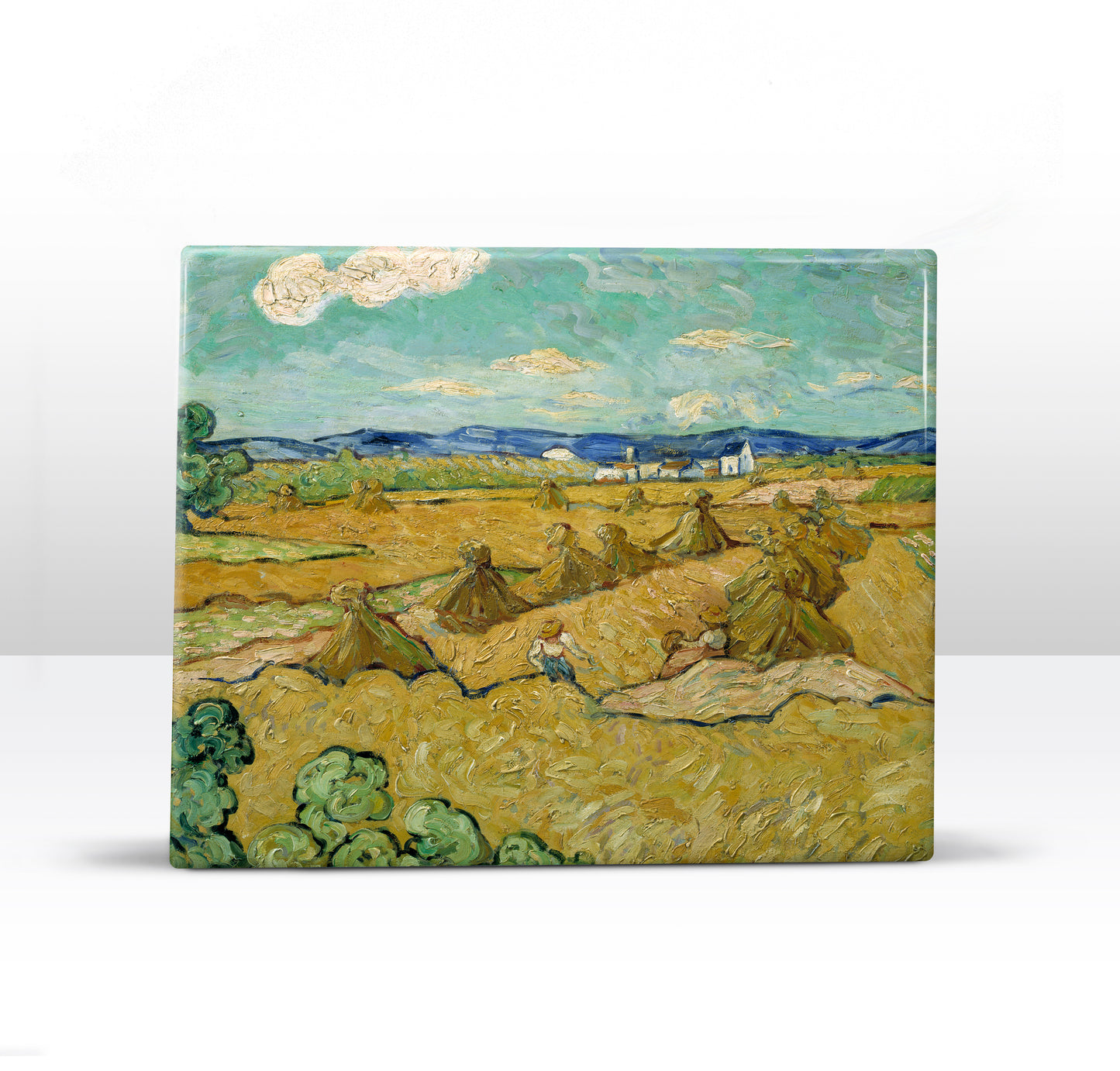 Laqueprint - Korenschoven - Vincent van Gogh - 24x 19,5 cm - LP207