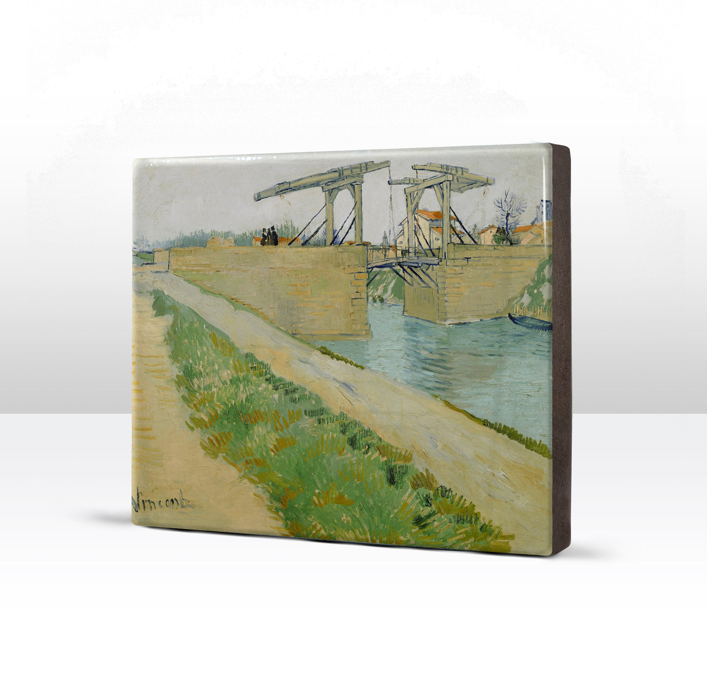 Laqueprint - De brug van Langlois - Vincent van Gogh - 24x 19,5 cm - LP210
