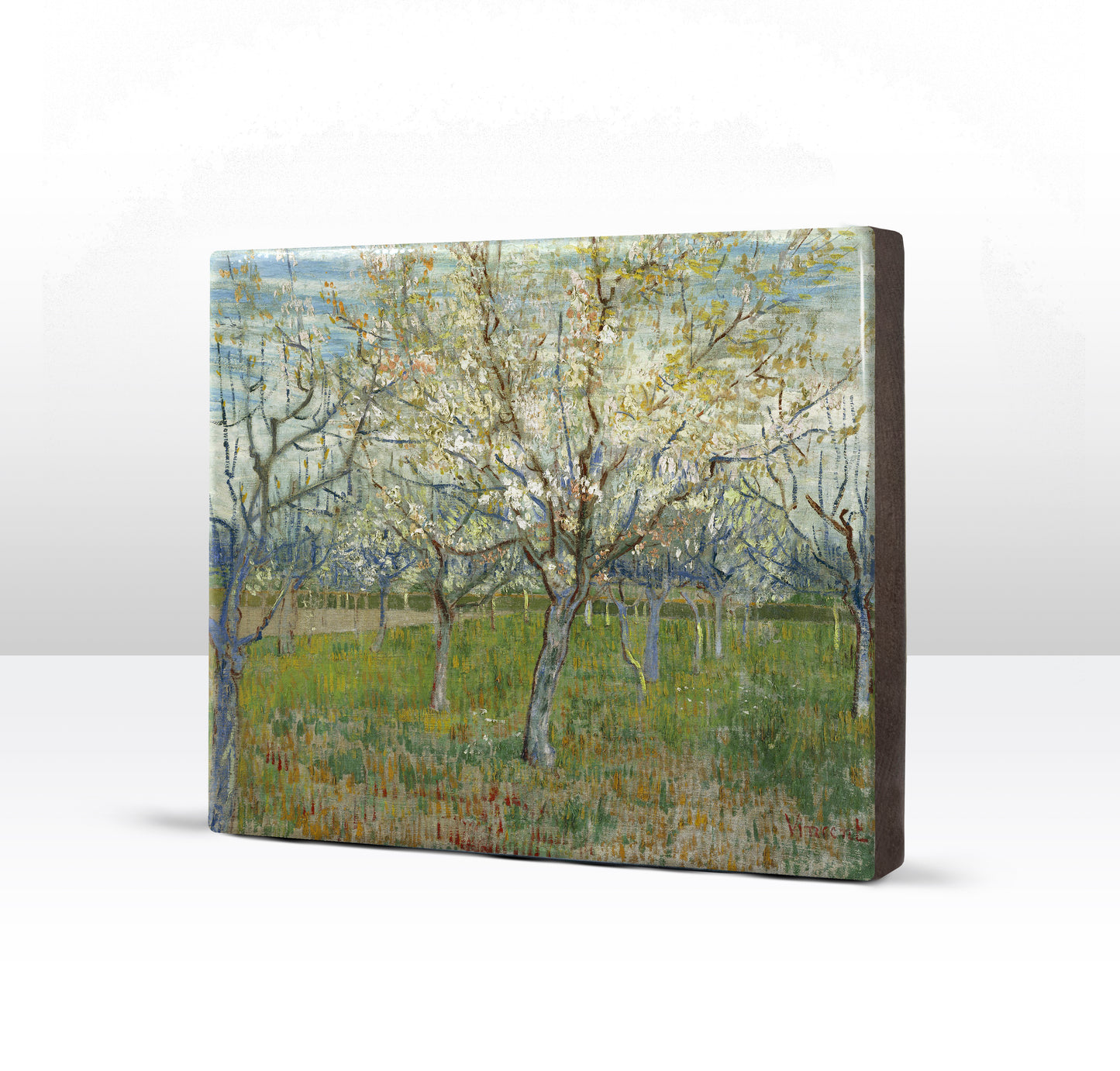 Laqueprint - De roze boomgaard - Vincent van Gogh - 24x 19,5 cm - LP211
