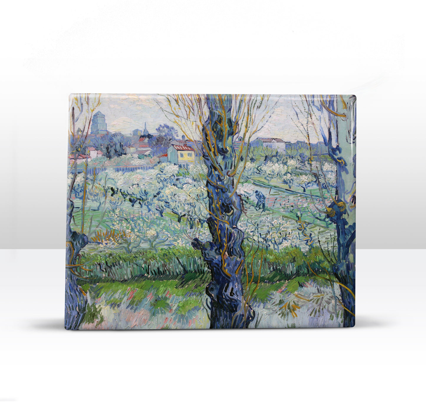 Laqueprint - Zicht op Arles - Vincent van Gogh - 24x 19,5 cm - LP214