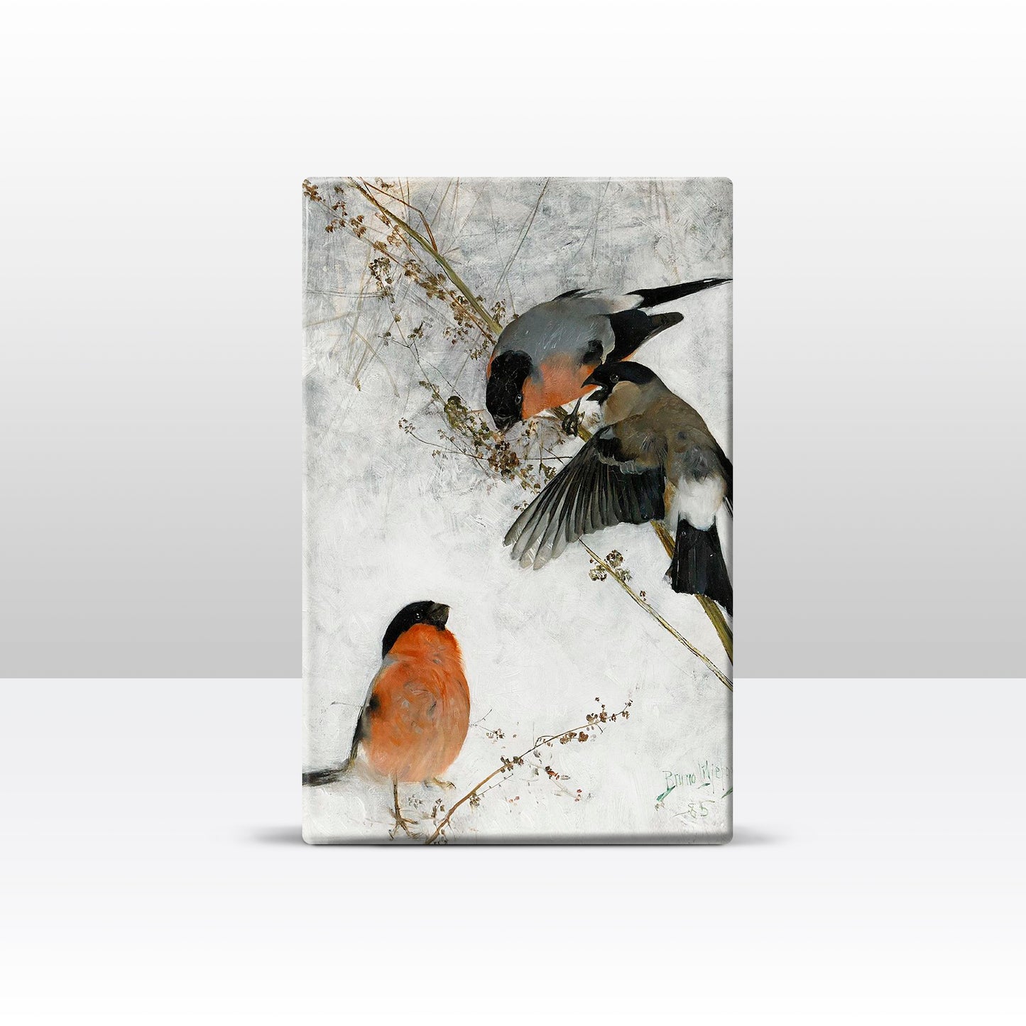 Laqueprint - Goudvinken - Bruno Liljefors - 19,5 x 30 cm - LP215