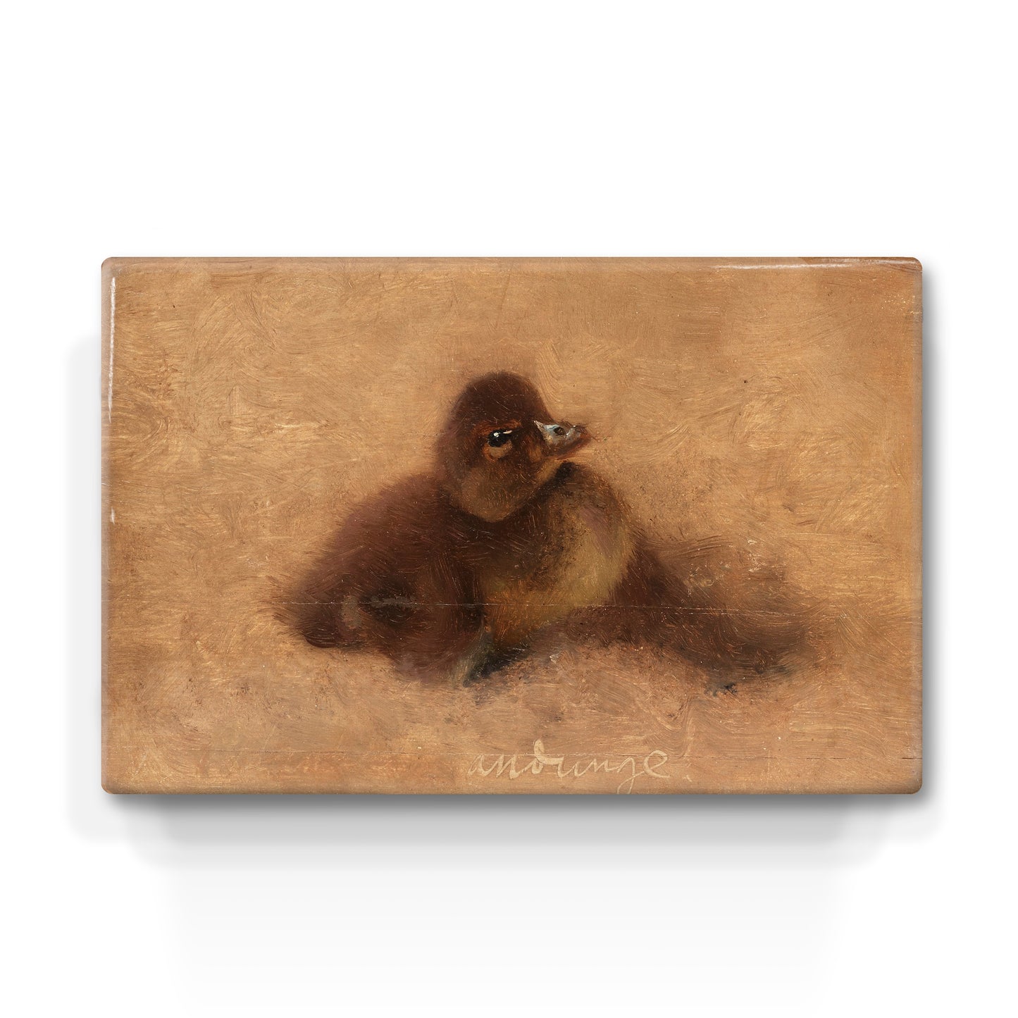 Laqueprint - eendenkuiken - Bruno Liljefors - 30 x 19,5 cm - LP217