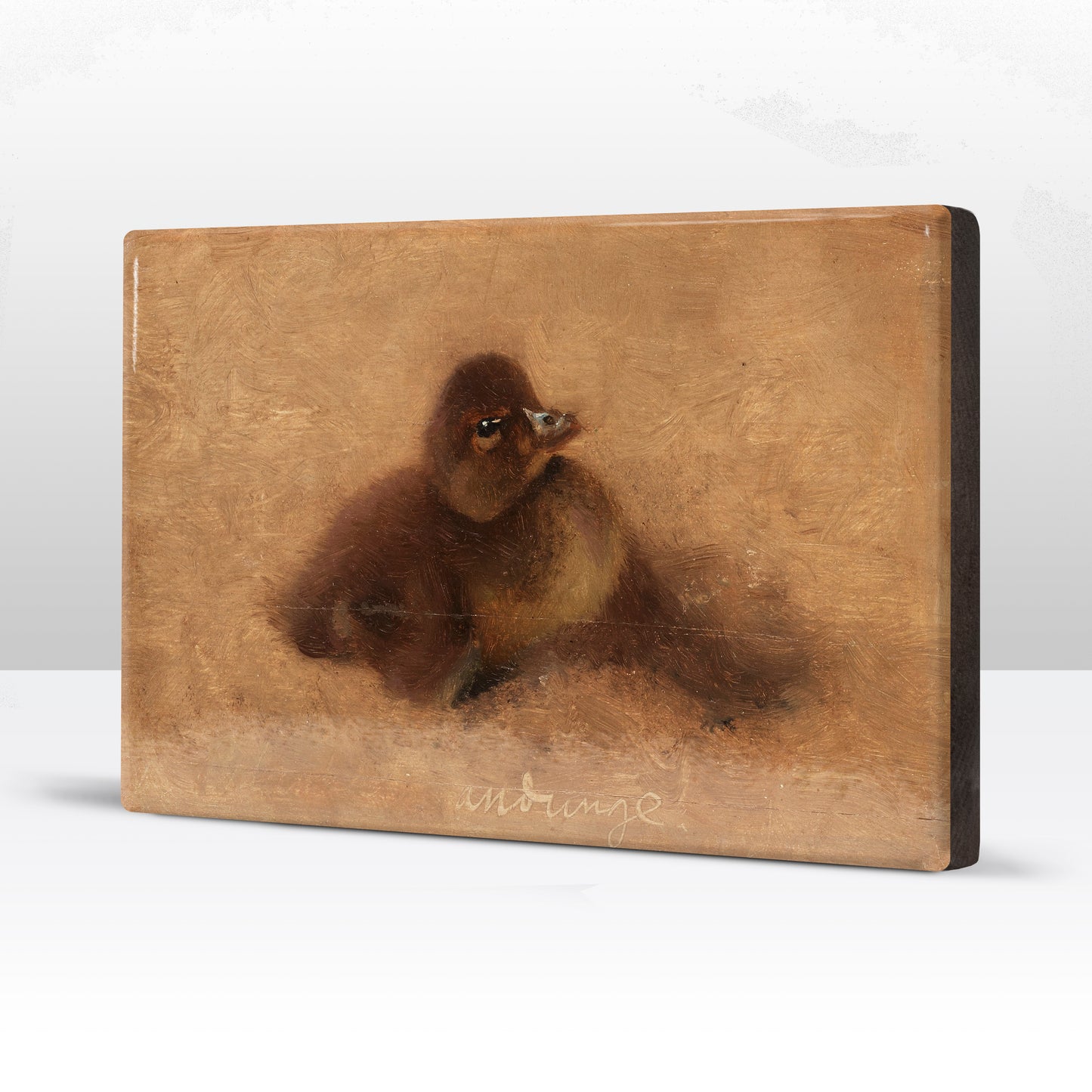 Laqueprint - eendenkuiken - Bruno Liljefors - 30 x 19,5 cm - LP217